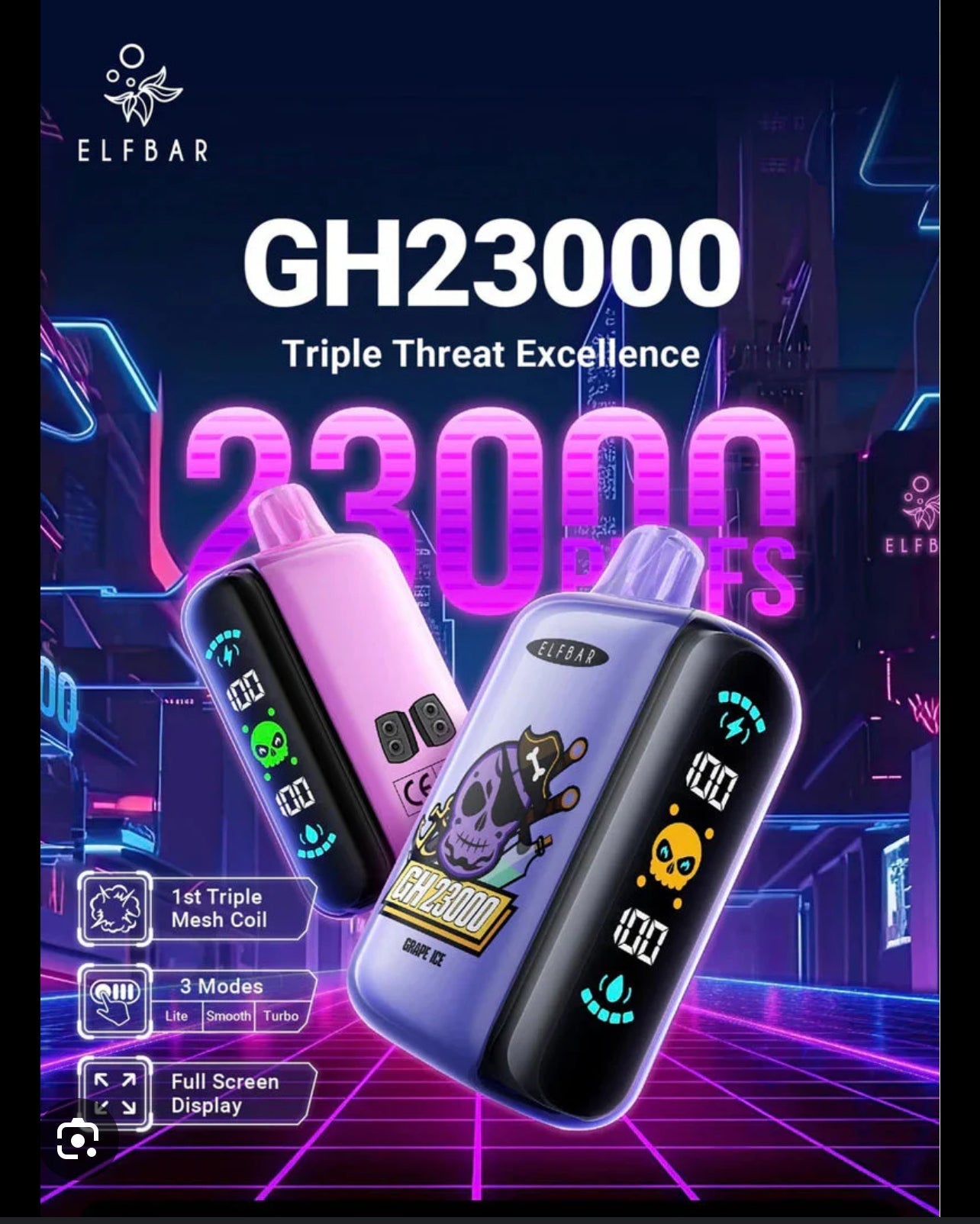 ELF BAR GH 23000 - synthetic 50