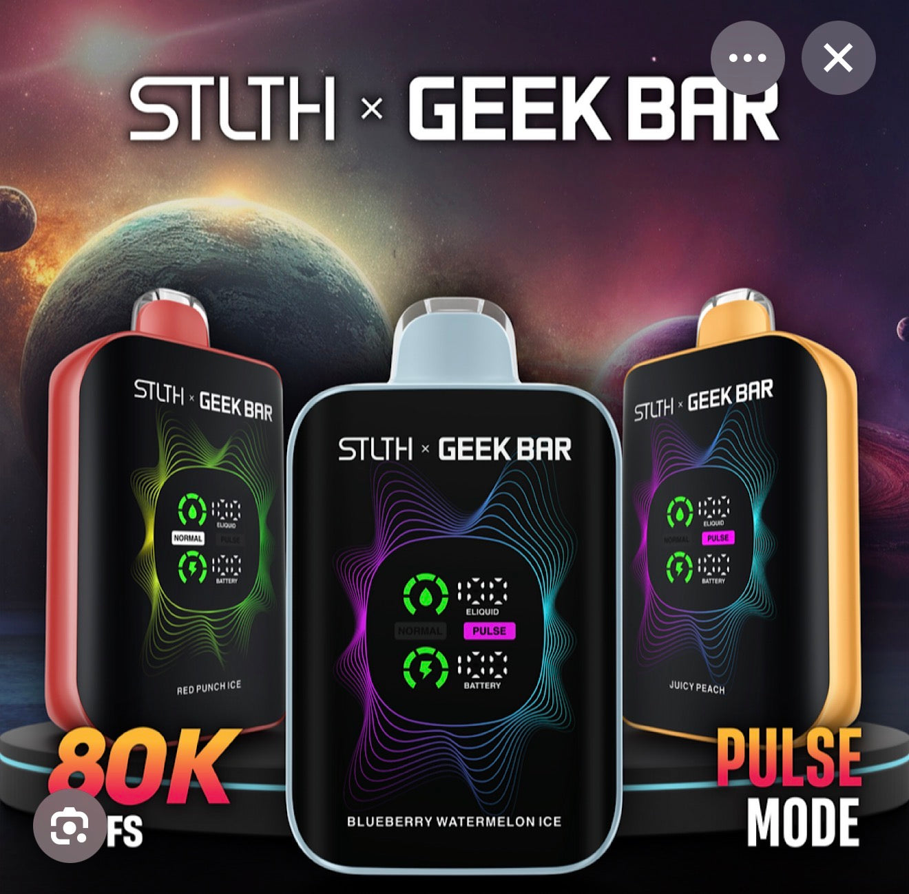 STLTH X GEEK BAR - 80k puffs