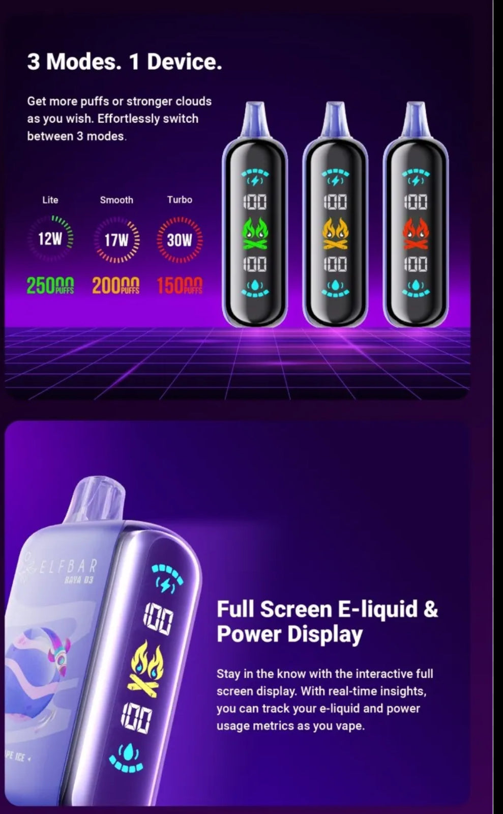 ELF BAR GH 23000 - synthetic 50