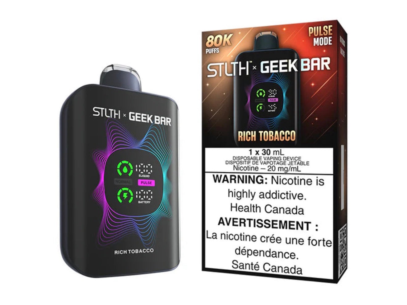STLTH X GEEK BAR - 80k puffs