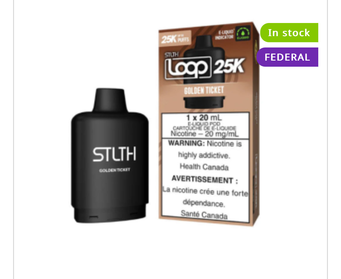 STLTH LOOP POD - 25K PUFFS