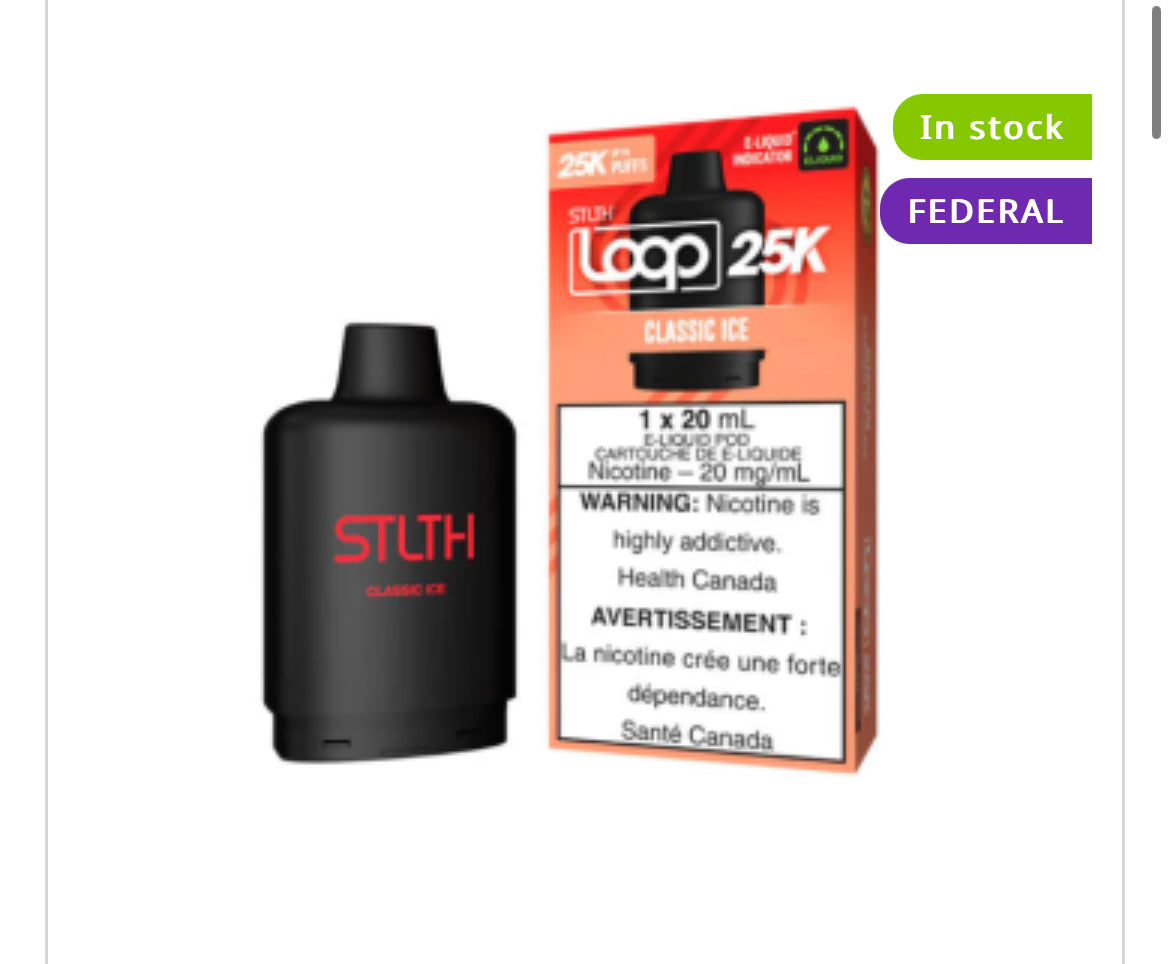 STLTH LOOP POD - 25K PUFFS