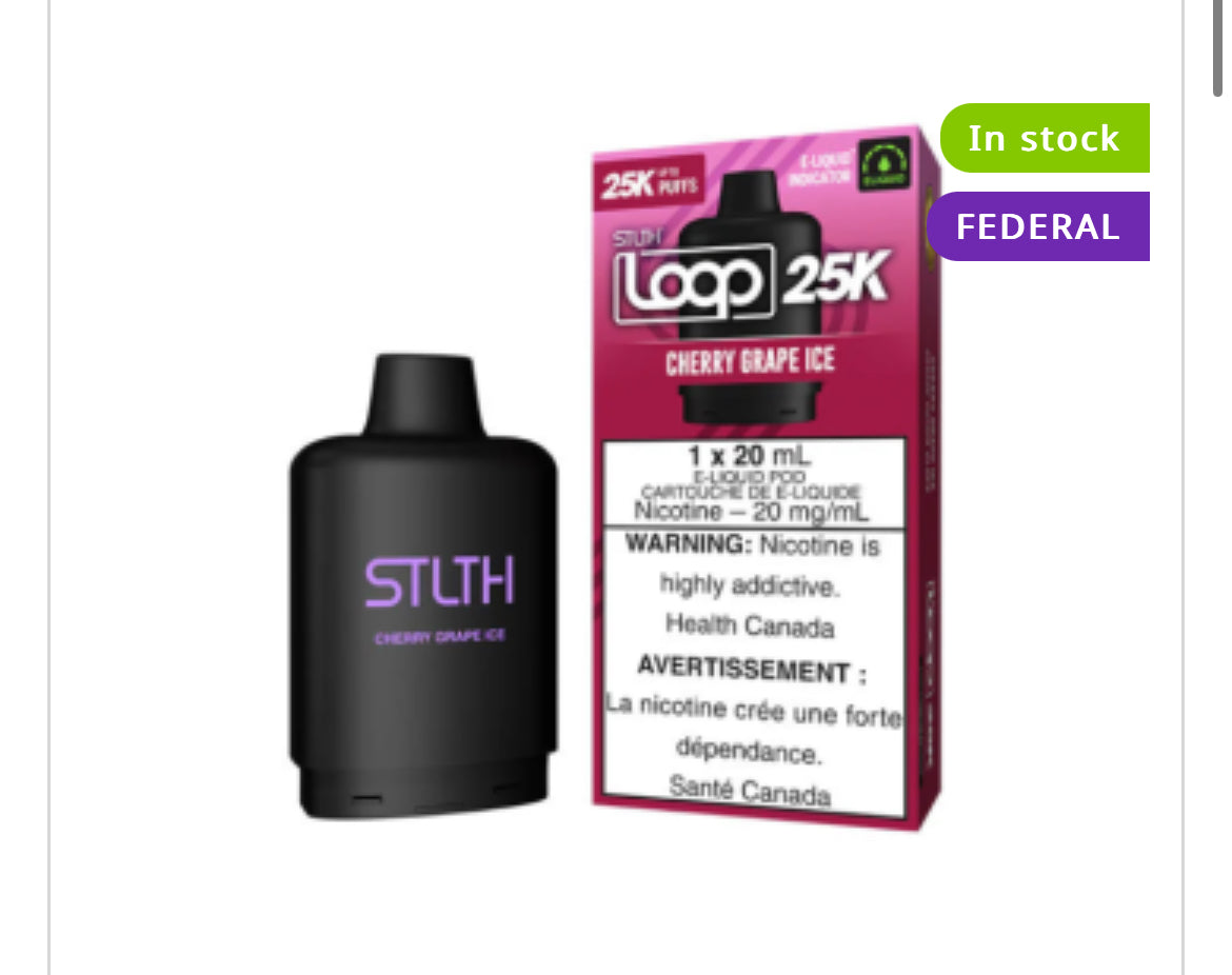 STLTH LOOP POD - 25K PUFFS