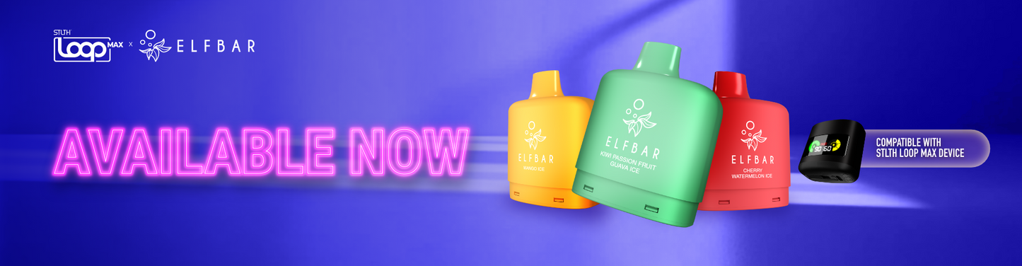 STLTH Loop Max x Elf Bar 50K Pods (works with loop max battery